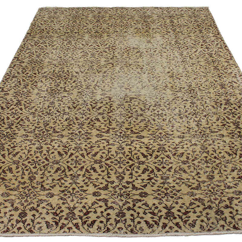 Alfombra Vintage Turca Anudada a Mano - 161 cm x 265 cm - K0083088