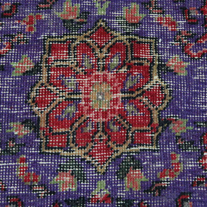 Alfombra Vintage Turca Anudada a Mano - 189 cm x 278 cm - K0083089