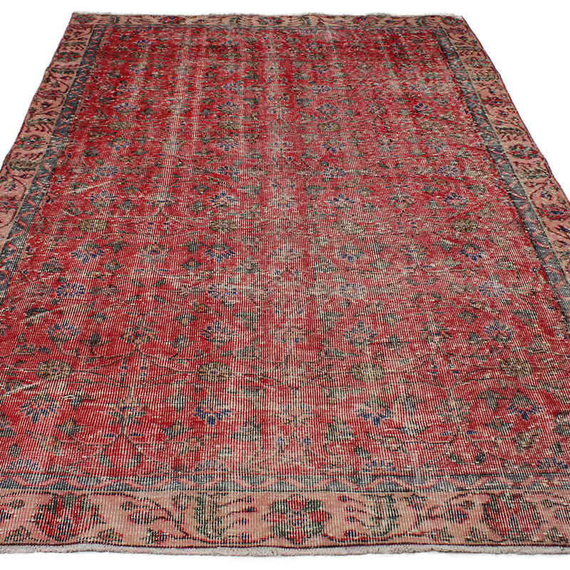 Vintage Turkish Hand-Knotted Rug - 5' 3" x 9' 1" (63" x 109") - K0083090