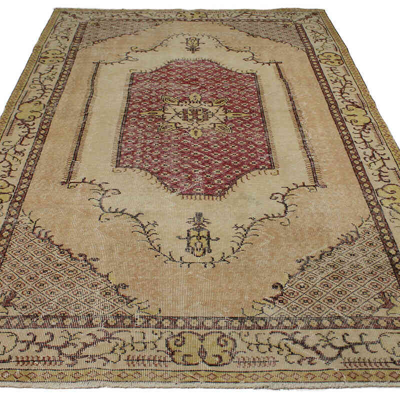 Vintage Turkish Hand-Knotted Rug - 5' 4" x 9' 3" (64" x 111") - K0083092