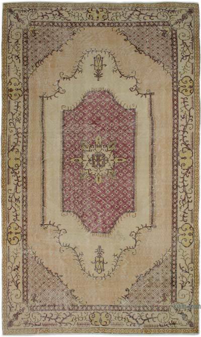 Alfombra Vintage Turca Anudada a Mano - 163 cm x 281 cm