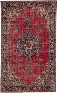 El Dokuma Vintage Halı - 175 cm x 290 cm