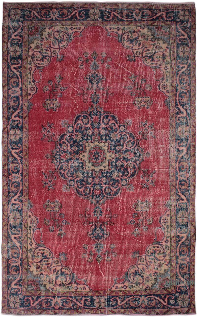 Vintage Turkish Hand-Knotted Rug - 5' 9" x 9' 6" (69" x 114") - K0083094