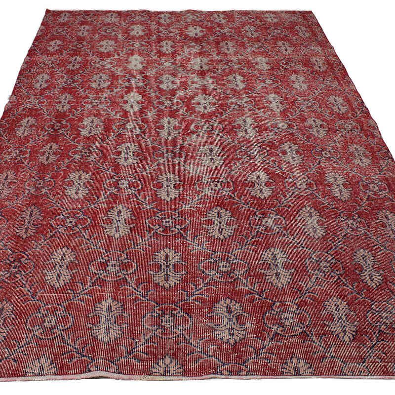 Vintage Turkish Hand-Knotted Rug - 5' 7" x 9' 1" (67" x 109") - K0083099