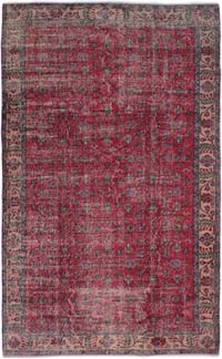 Alfombra Vintage Turca Anudada a Mano - 168 cm x 281 cm