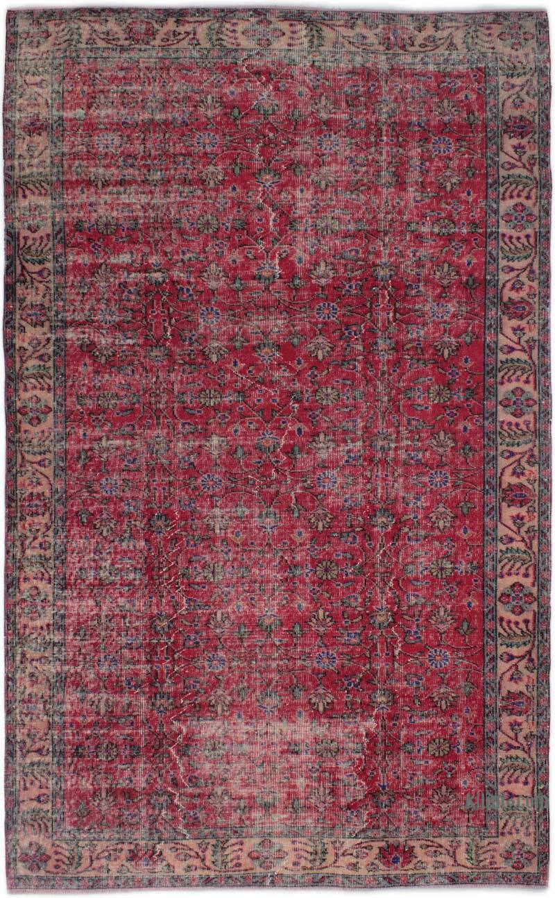 El Dokuma Vintage Halı - 168 cm x 281 cm - K0083101