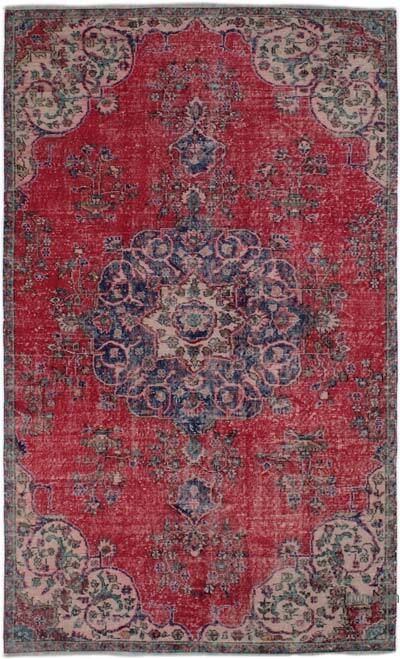 Alfombra Vintage Turca Anudada a Mano - 158 cm x 267 cm