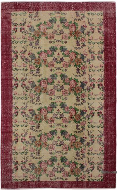 Alfombra Vintage Turca Anudada a Mano - 151 cm x 247 cm