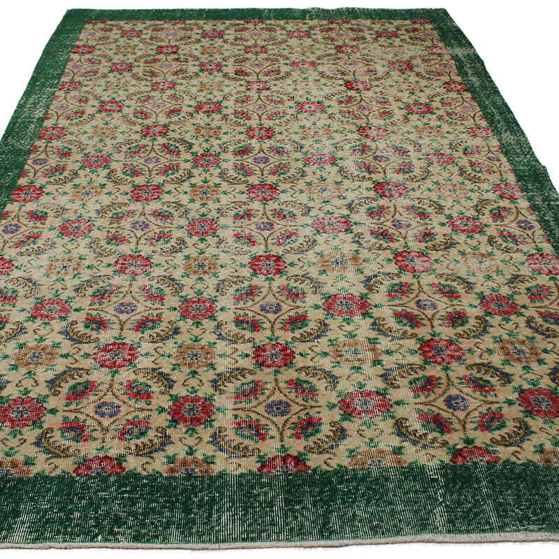 Vintage Turkish Hand-Knotted Rug - 6'  x 10'  (72" x 120") - K0083108