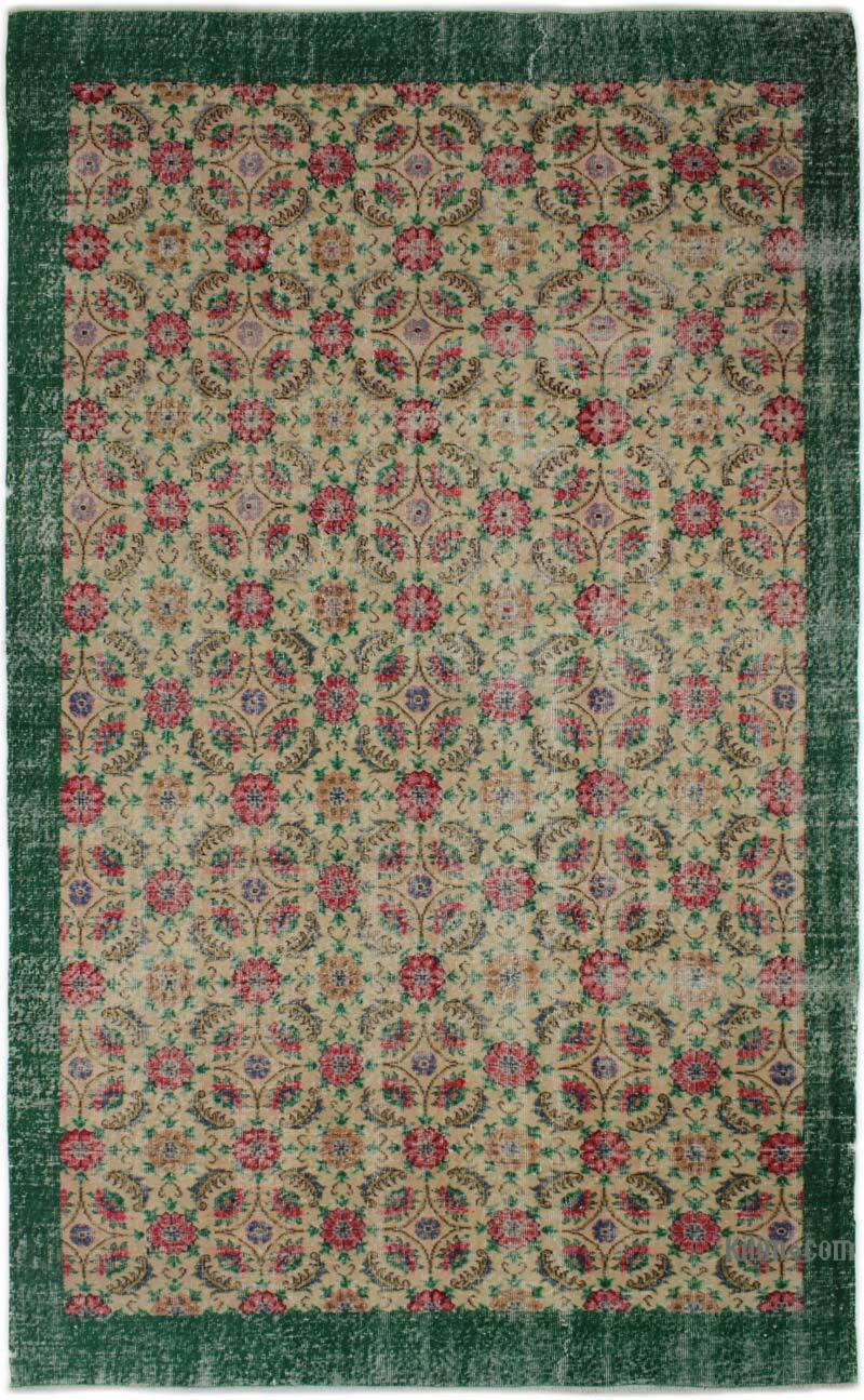 Vintage Turkish Hand-Knotted Rug - 6'  x 10'  (72" x 120") - K0083108
