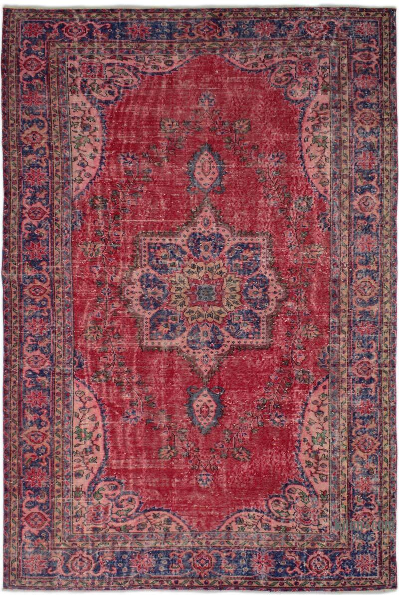 Alfombra Vintage Turca Anudada a Mano - 190 cm x 283 cm - K0083112