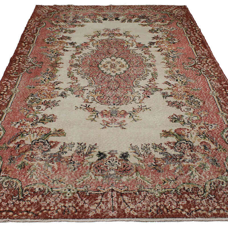 Vintage Turkish Hand-Knotted Rug - 5' 3" x 9' 1" (63" x 109") - K0083113