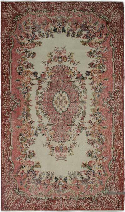 Alfombra Vintage Turca Anudada a Mano - 160 cm x 277 cm
