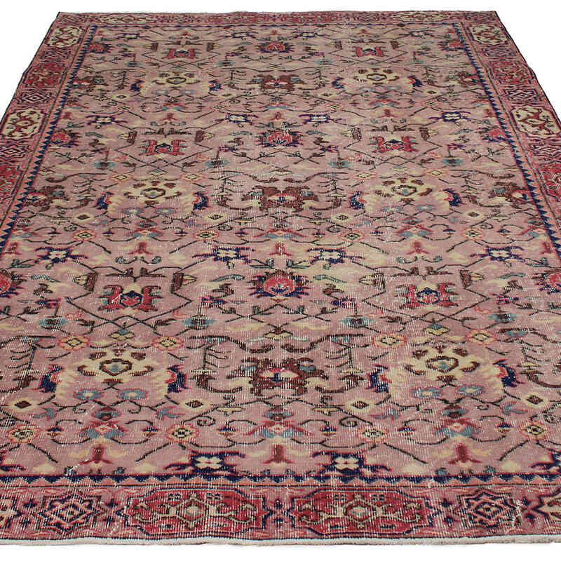Alfombra Vintage Turca Anudada a Mano - 177 cm x 278 cm - K0083115
