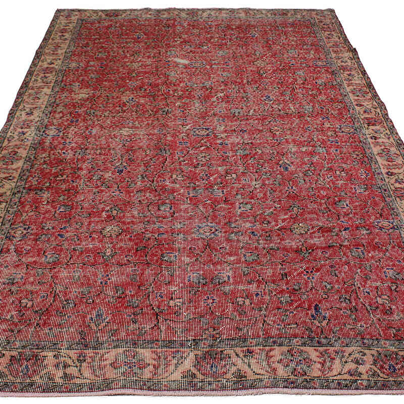 Vintage Turkish Hand-Knotted Rug - 5' 4" x 9' 2" (64" x 110") - K0083119