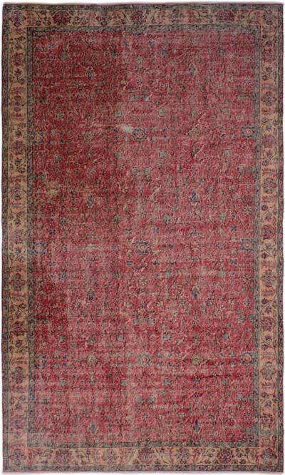Alfombra Vintage Turca Anudada a Mano - 163 cm x 279 cm