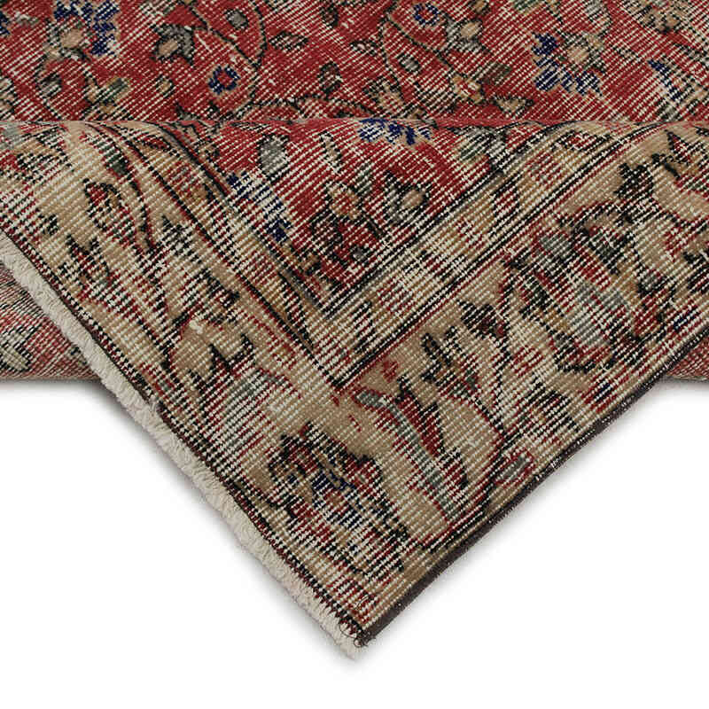 Vintage Turkish Hand-Knotted Rug - 4' 8" x 8' 7" (56" x 103") - K0083121