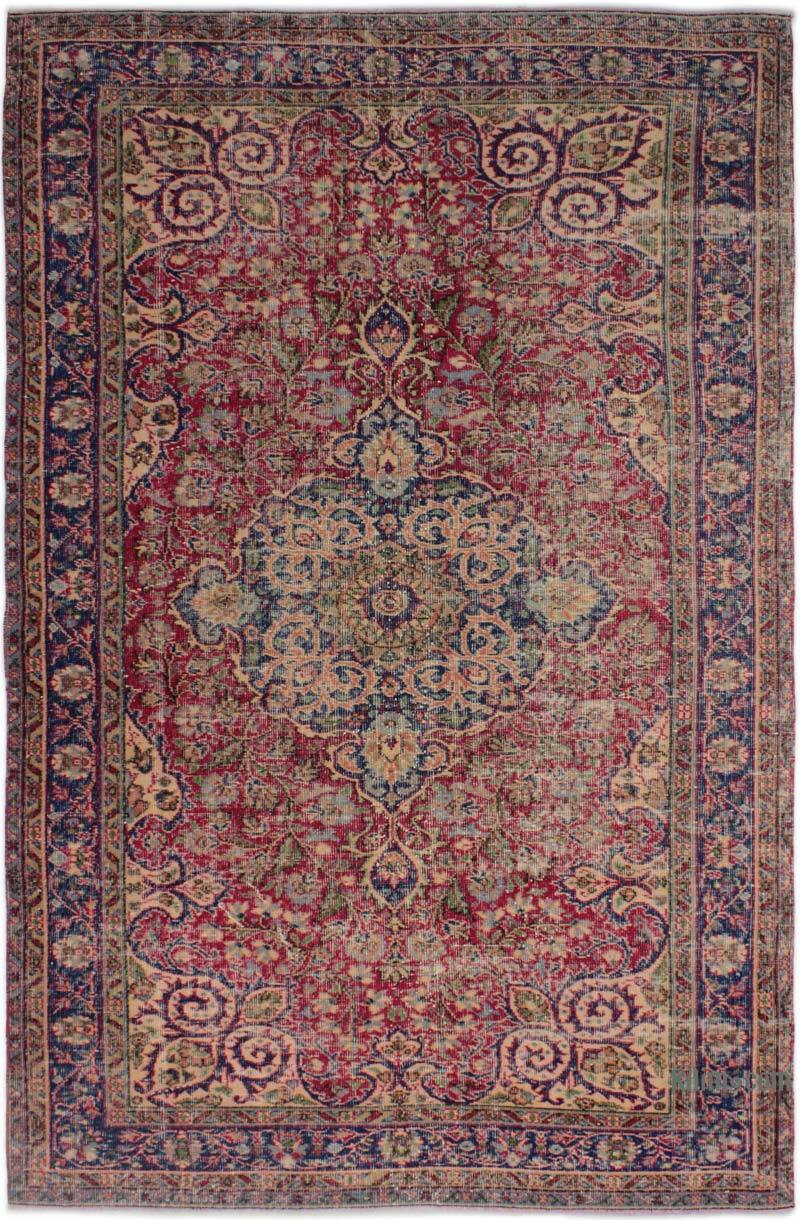 El Dokuma Vintage Halı - 160 cm x 248 cm - K0083125