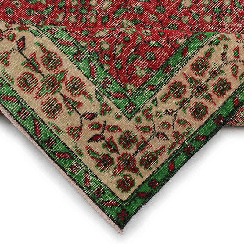 Alfombra Vintage Turca Anudada a Mano - 161 cm x 250 cm - K0083126