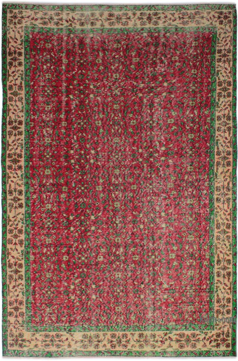 Alfombra Vintage Turca Anudada a Mano - 161 cm x 250 cm - K0083126
