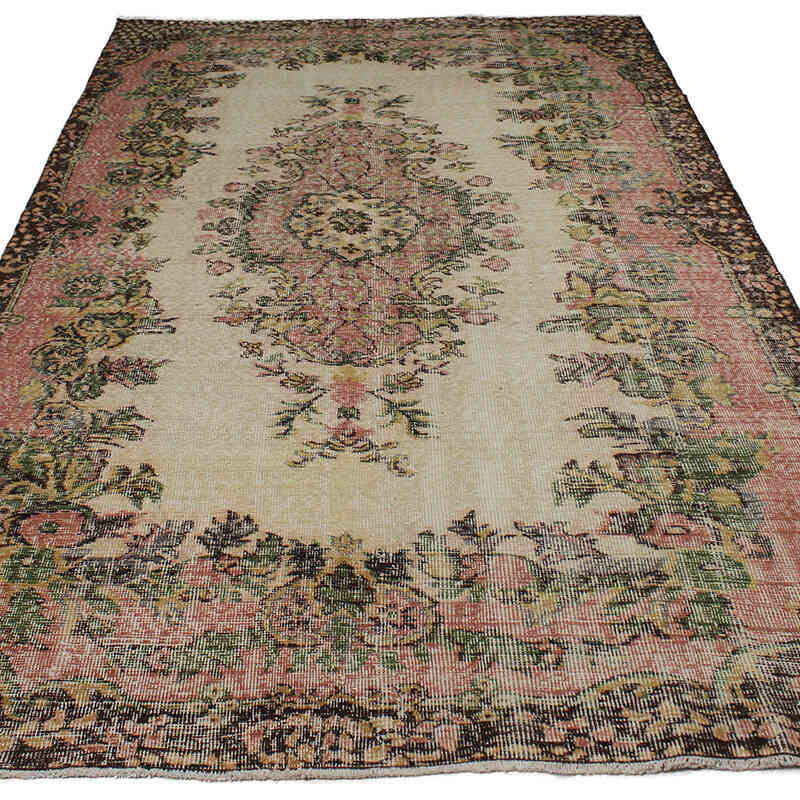 Vintage Turkish Hand-Knotted Rug - 5' 6" x 9' 9" (66" x 117") - K0083127