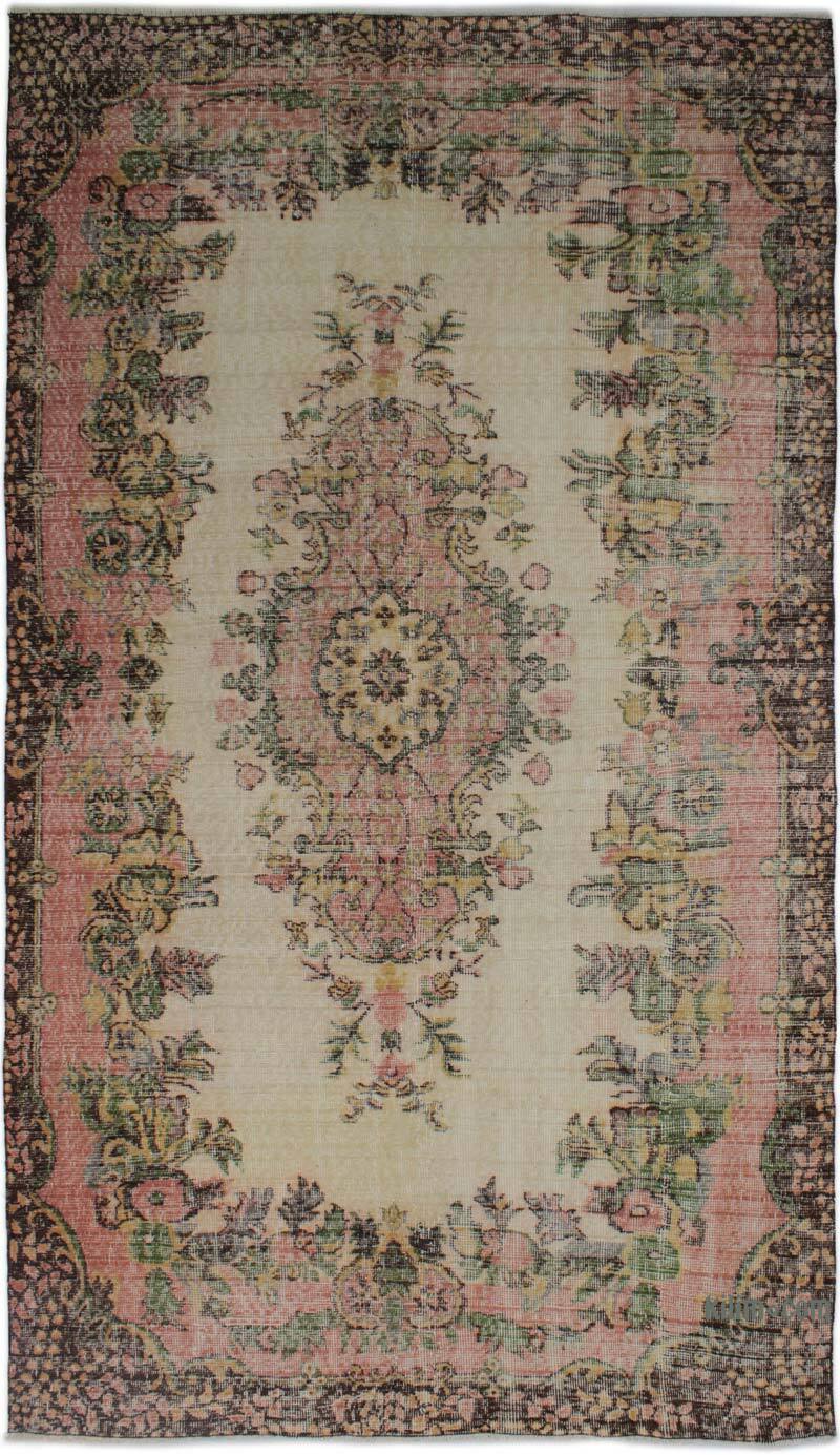 Vintage Turkish Hand-Knotted Rug - 5' 6" x 9' 9" (66" x 117") - K0083127