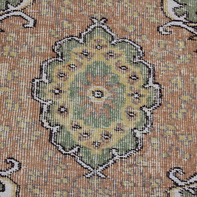 Vintage Turkish Hand-Knotted Rug - 6' 1" x 9' 6" (73" x 114") - K0083130