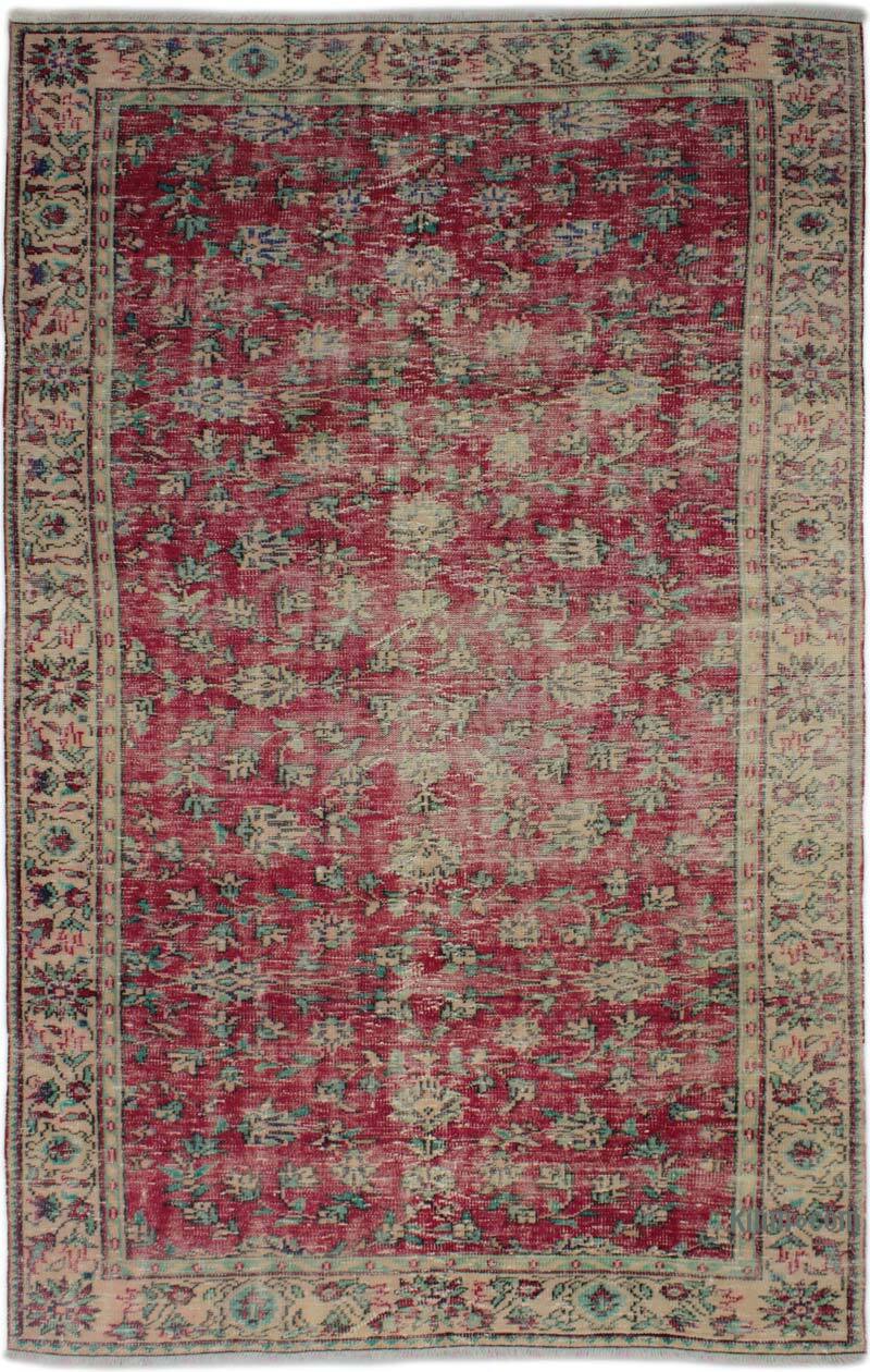 Alfombra Vintage Turca Anudada a Mano - 170 cm x 276 cm - K0083131