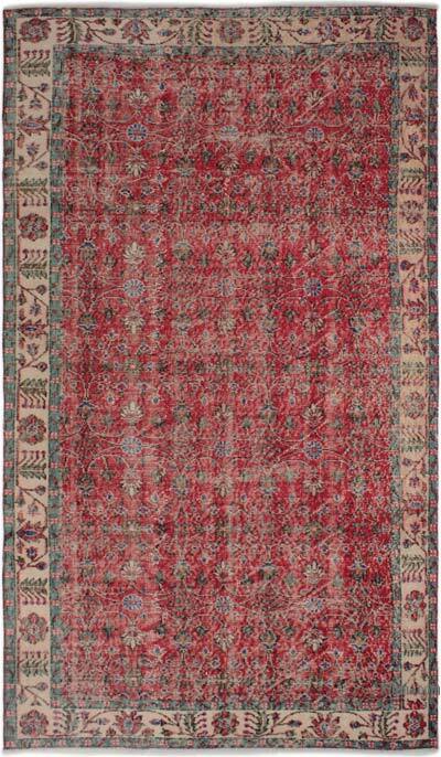 Alfombra Vintage Turca Anudada a Mano - 161 cm x 281 cm