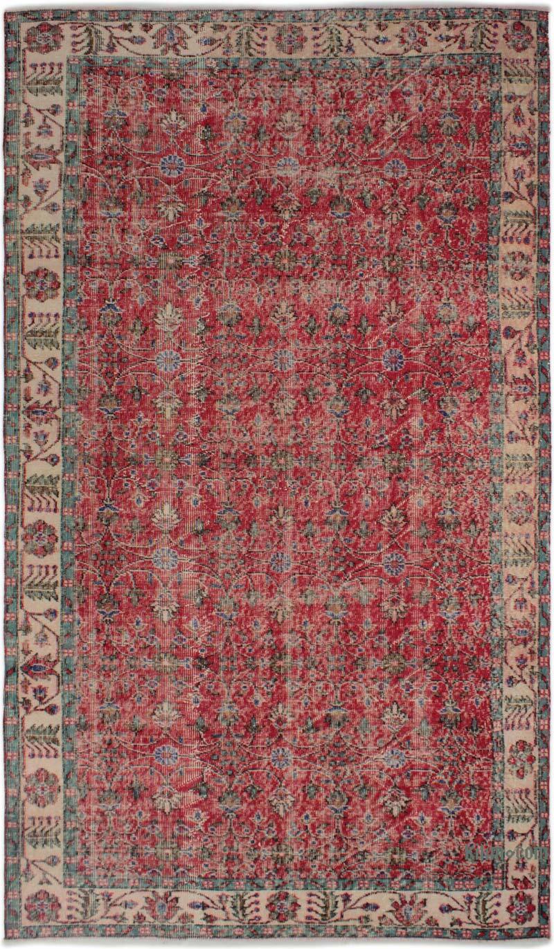 Alfombra Vintage Turca Anudada a Mano - 161 cm x 281 cm - K0083132
