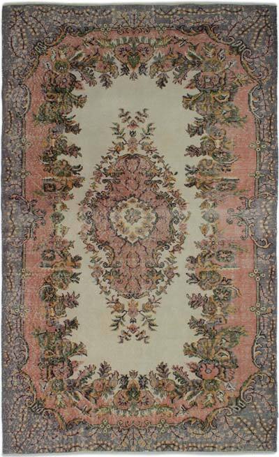 Alfombra Vintage Turca Anudada a Mano - 171 cm x 284 cm