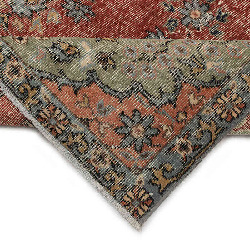 Vintage Turkish Hand-Knotted Rug - 5' 9" x 9'  (69" x 108") - K0083135