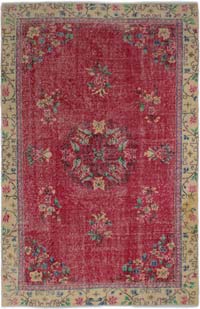 El Dokuma Vintage Halı - 163 cm x 257 cm