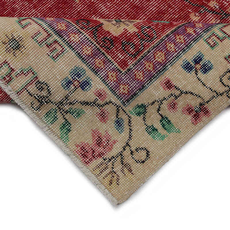 Alfombra Vintage Turca Anudada a Mano - 163 cm x 257 cm - K0083138