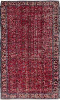 Alfombra Vintage Turca Anudada a Mano - 162 cm x 271 cm