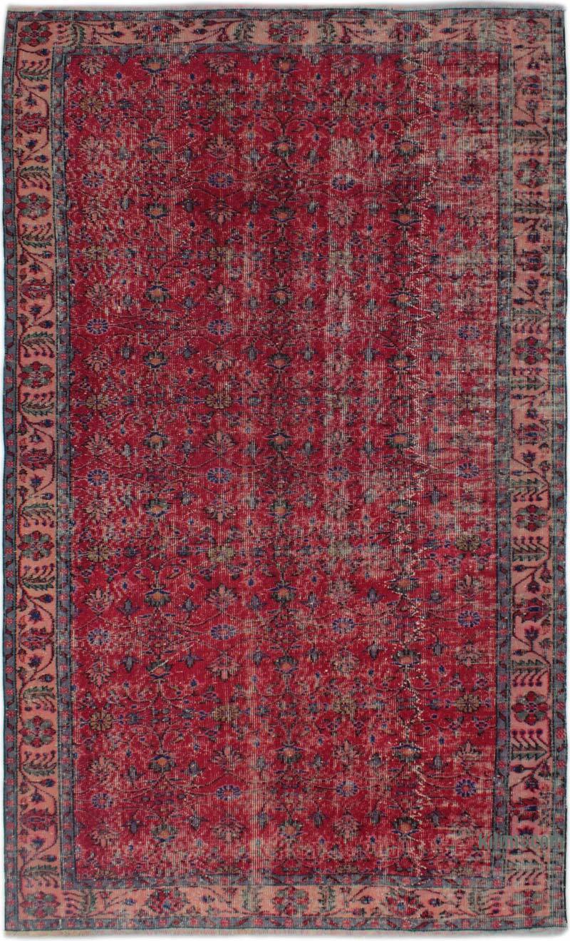 Vintage Turkish Hand-Knotted Rug - 5' 4" x 8' 11" (64" x 107") - K0083140