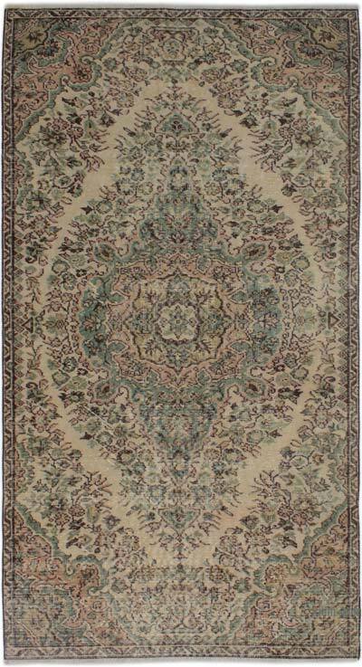 El Dokuma Vintage Halı - 136 cm x 257 cm