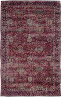 Alfombra Vintage Turca Anudada a Mano - 146 cm x 237 cm