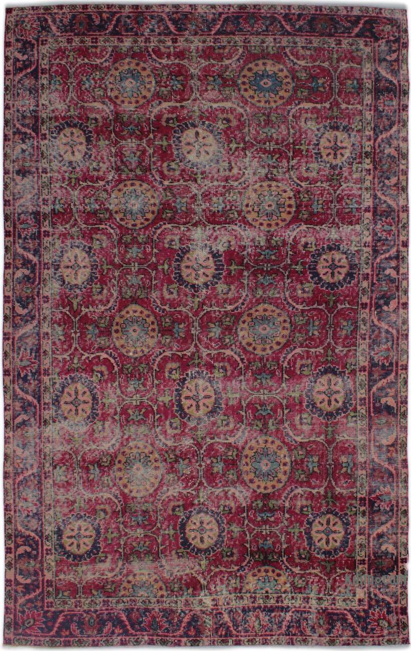 Alfombra Vintage Turca Anudada a Mano - 146 cm x 237 cm - K0083143