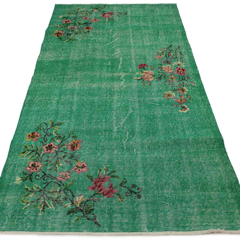 El Dokuma Vintage Halı - 110 cm x 203 cm - K0083144