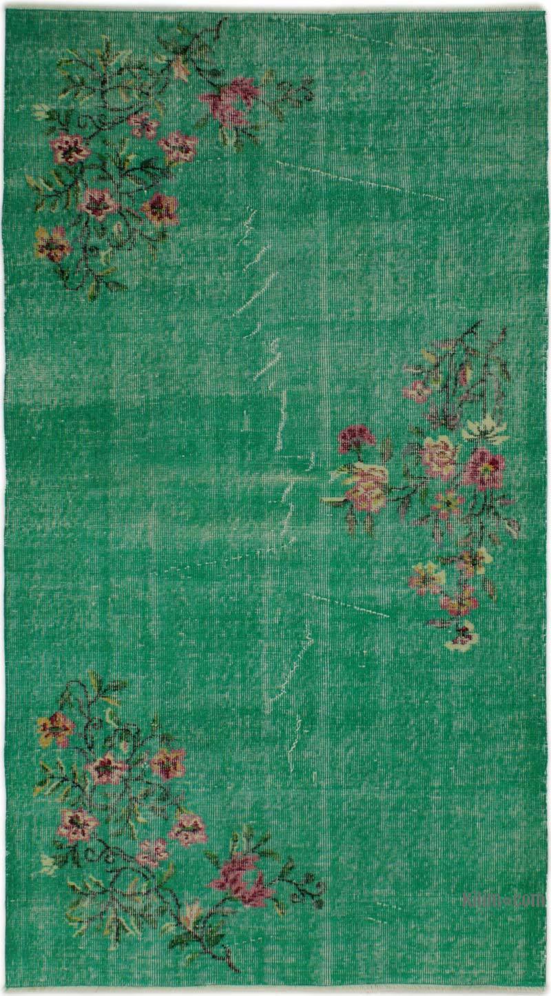 El Dokuma Vintage Halı - 110 cm x 203 cm - K0083144