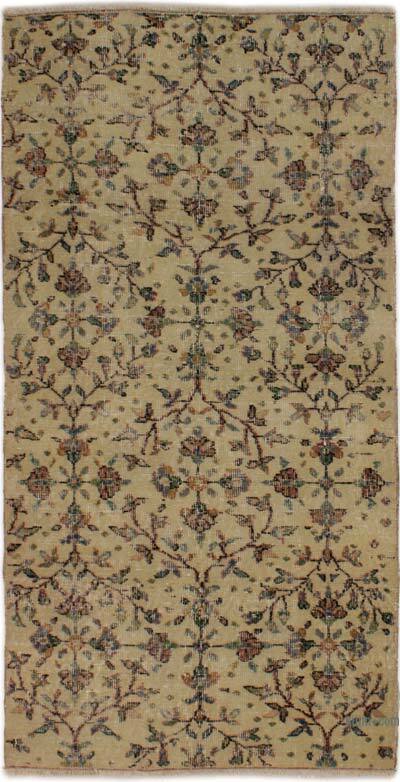 Alfombra Vintage Turca Anudada a Mano - 97 cm x 185 cm