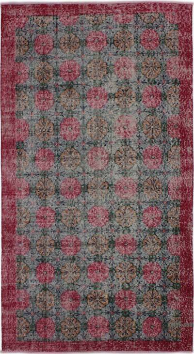 El Dokuma Vintage Halı - 110 cm x 207 cm