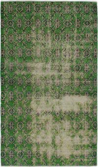 Alfombra Vintage Turca Anudada a Mano - 115 cm x 200 cm