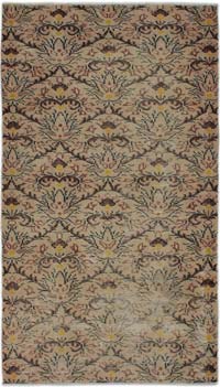 Alfombra Vintage Turca Anudada a Mano - 110 cm x 192 cm