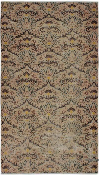 Vintage Turkish Hand-Knotted Rug - 3' 7" x 6' 4" (43" x 76")