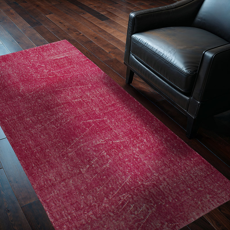 Alfombra Turca Vintage Sobre-teñida - 100 cm x 191 cm - K0083152