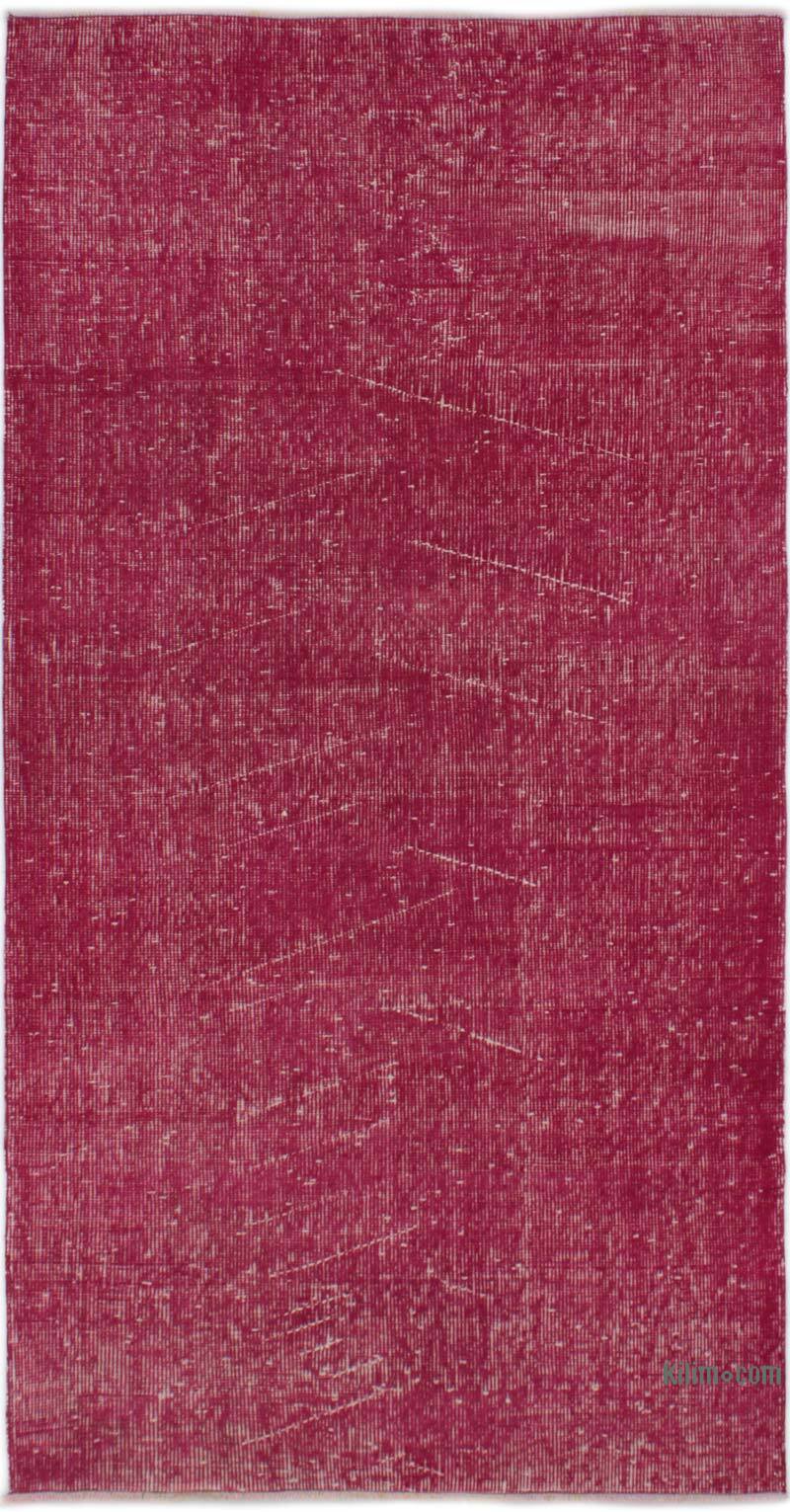 Boyalı El Dokuma Vintage Halı - 100 cm x 191 cm - K0083152