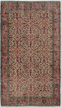Vintage Turkish Hand-Knotted Rug - 3' 9" x 6' 8" (45" x 80")