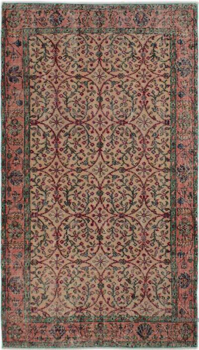 El Dokuma Vintage Halı - 114 cm x 202 cm